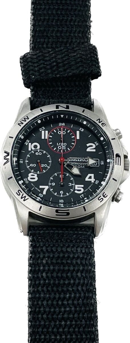 Seiko Chronograph 100M 7T92-0DX0 SND399P Quartz Black Mens Watch Excellent A686 | eBay Seiko Chronograph 100M 7T92-0DX0 SND399P Quartz Black Mens Watch Excellent A686 | eBay
