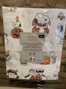 pottery barn snoopy sheets