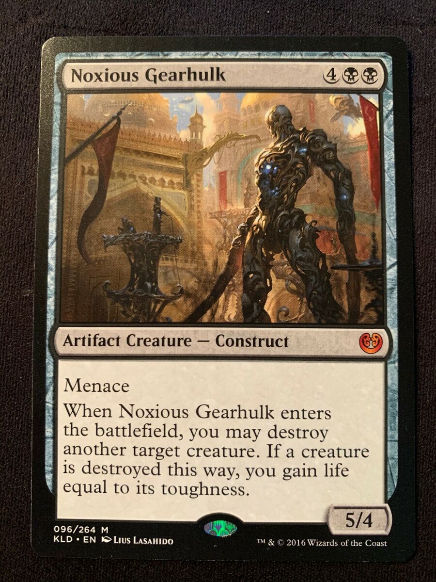 Noxious Gearhulk 1x FOIL KLD MTG Kaladesh Mythic MINT black artifact Noxious Gearhulk 1x FOIL KLD MTG Kaladesh Mythic MINT black artifact