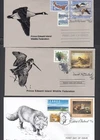 CANADA PEA WILDLIFE CONSERVATION 1995-1998 FDC ARTIST SIGNED FIRST 3 YEARS