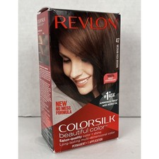 Revlon Colorsilk Hair Color Permanent 47 Medium Rich Brown Ammonia Free Keratin