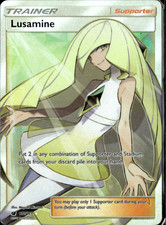 Lusamine (Full Art) Holo Ultra Rare SM - Crimson Invasion 110/111 NM on eBay