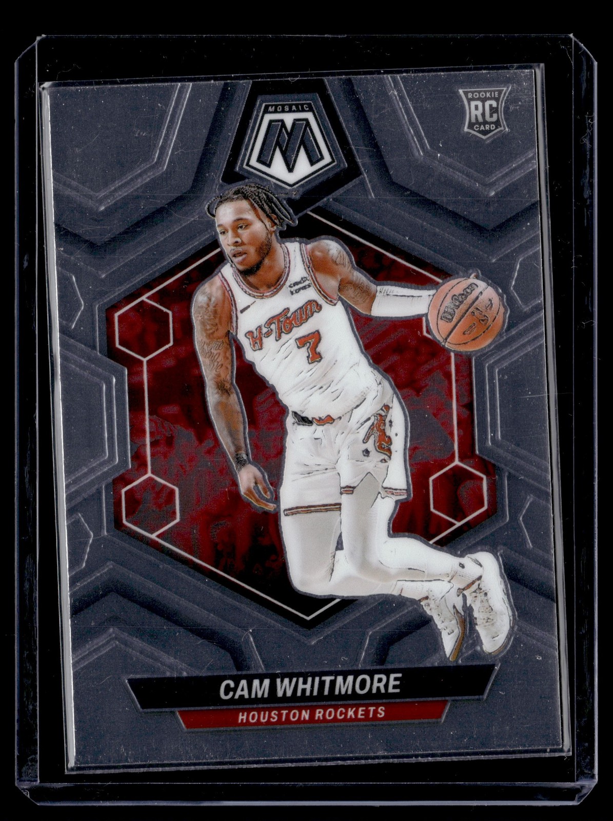 2023-24 Panini Mosaic Cam Whitmore Rookie Houston Rockets #217