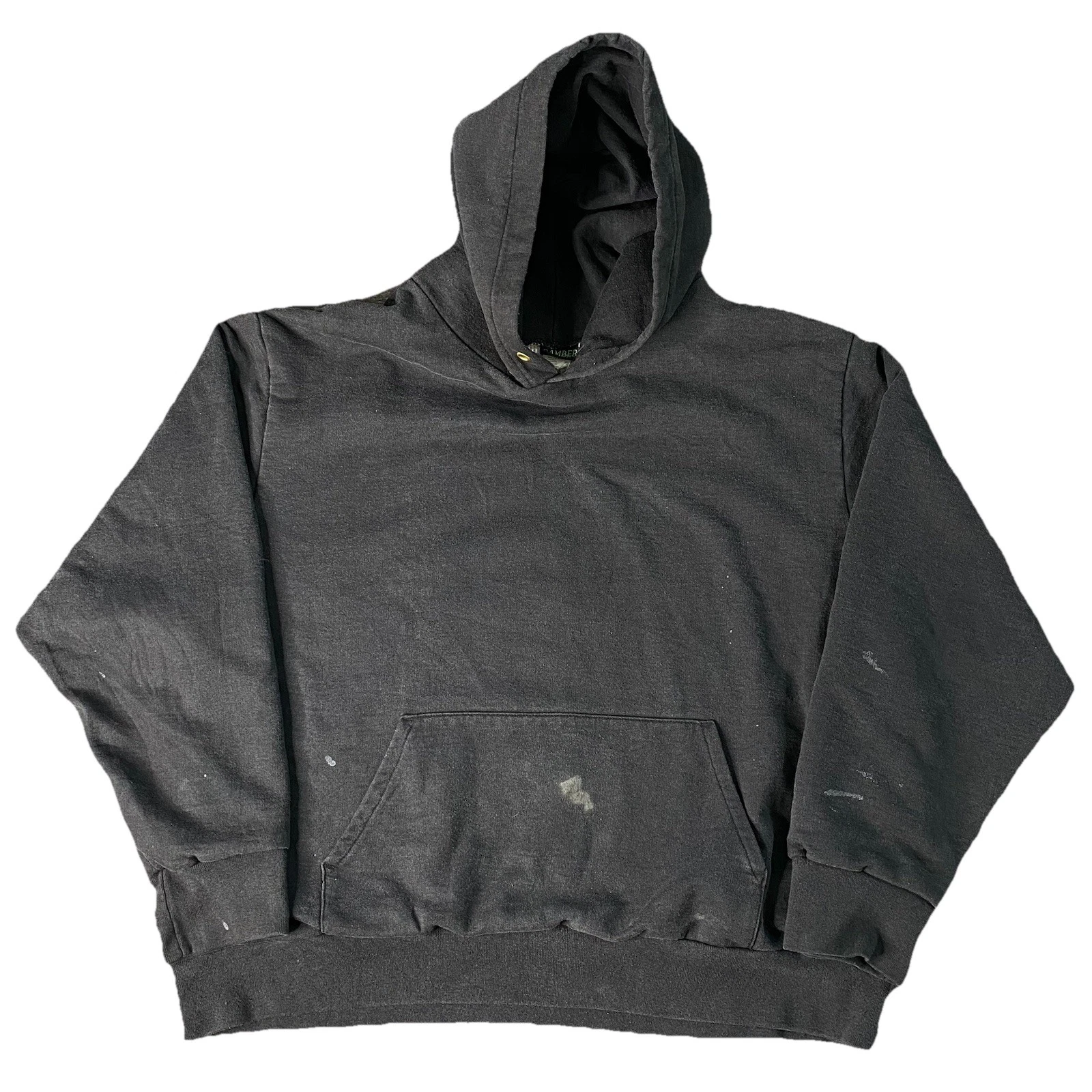 Vtg Camber Hoodie 3XL Thermal Lined Pullover Made In USA Hooded Sweatshirt Black