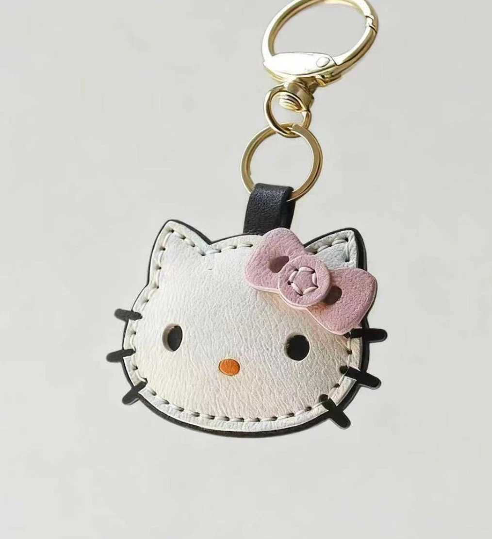 Porte-clés Acrylique Chat Fleuri - Bijou Fantaisie Coloré, Vintage, Fait Main