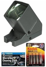 Medalight 35mm LED Desk Top Slide Viewer  AA Batteries  MicroFiber Cloth