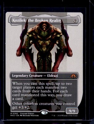 Kozilek, the Broken Reality (Borderless) Modern Horizons 3 MagicThe Gathering NM