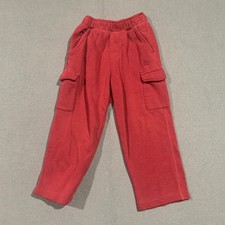 Starter Red Cargo Sweatpants Kids Size XS 4-5 Athletic Comfortable