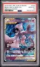 2019 POKEMON JAPANESE SUN & MOON MIRACLE TWINS #029 MEWTWO & MEW GX PSA 10