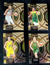 WNBA 2024 Seattle Storm Prizm Select Lot of 4 Bird Jackson Loyd Magbegor