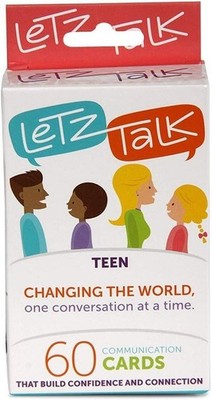 Letz Talk Conversation Cards for Teens - Communication Cards to Build Confidence