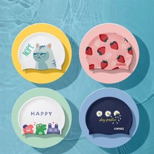 Waterproof Long Hair Swim Cap for Men  Women Ear Protection Pool Sports Hat