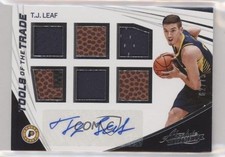 2017-18 Absolute Tools of the Trade Signatures Six Swatch 62/75 TJ Leaf Auto 0q3