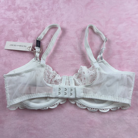 Victoria's Secret Dream Angels White Eyelet Unlined Uplift Sling Bra 34B NWT