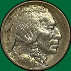 1913 Raised Ground Buffalo Nickel Extremely Fine XF Coin #39854