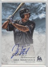 2013 Bowman Inception Prospect Auto Blue 14/75 Jake Marisnick #PA-JM Auto i6j
