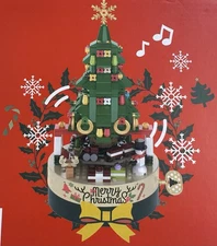 New DIY Christmas Tree Music Box Building Blocks Fun Educational Present 8+ Year