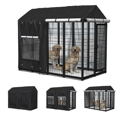 【希少】BOX14 BOX14 VISNET 49T Outdoor Dog Kennel Cover for 8'Dx4'Wx6'H with Grids and