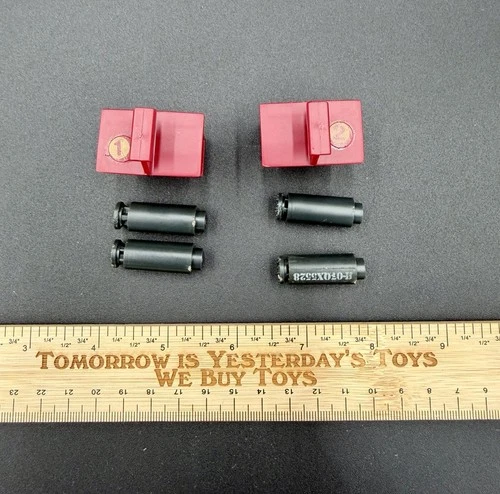 Vintage 1985 GI Joe Cobra Hydrofoil Moray Depth Charge Set Holders Nice