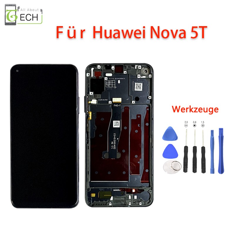 Für Huawei Nova 5T Honor 20 YAL-L21 LCD Display Mit Rahmen Bildschirm Werkz...