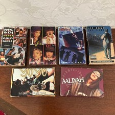 1990s Hip-Hop Cassette Tape Lot Aaliyah Ice Cube Yoyo R Kelly Rare Used