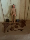 Vintage Marx Johnny West 1965 Chief Cherokee Figure Best Of The West + Acces.