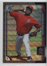 2015 Bowman Asia Exclusive Black Wave Refractor Victor Alcantara #BCP128 2f9