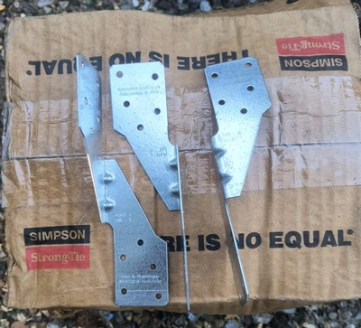 #ad 100 Count Simpson Strong Tie H2.5A Hurricane Tie Construction Hardware $25.00