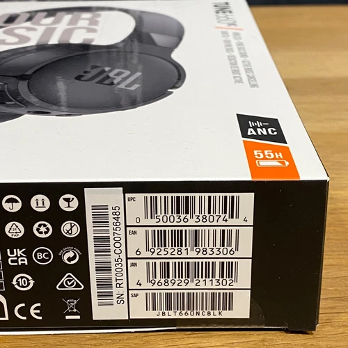 ๐ข JBL Tune 660NC Wireless Active Noise-Cancelling Headphones Black Original - Picture 21 of 23