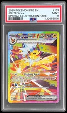 2025 Pokemon Scarlet And Violet Prismatic Evolutions Jolteon EX #153 PSA 9 Mint on eBay