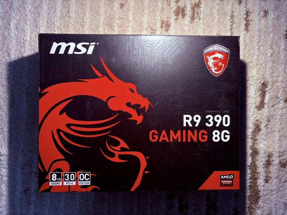 AMD MSI Radeon R9 390 Gaming 8G (GPU) - BRAND NEW - RARE - Image 2 of 3