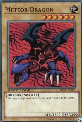 1x (NM) Meteor Dragon - DEM5-EN005 - Common  YuGiOh