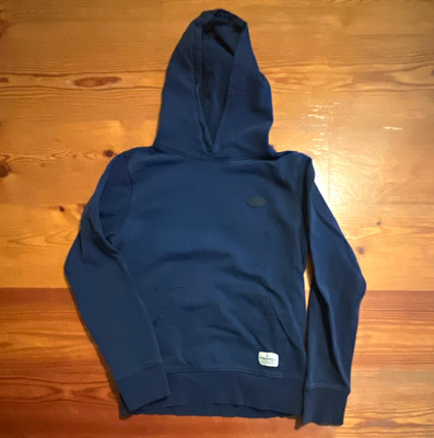 Vingino Jungen Hoodie Pullover Fleece mit Kapuze Logo blau Gr. 164