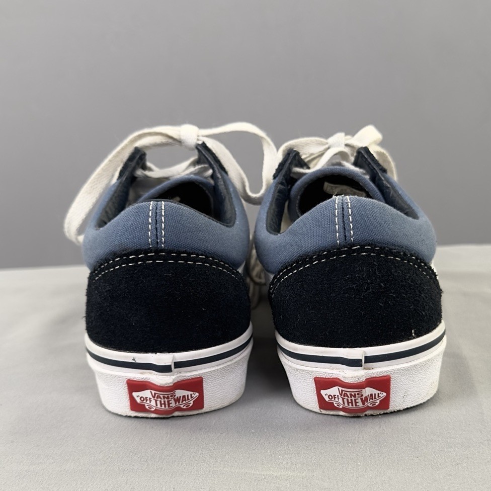 Vans Old Skool Youth 4.5 Blue Navy White Stripe EU 36 Women 6 thumbnail 3