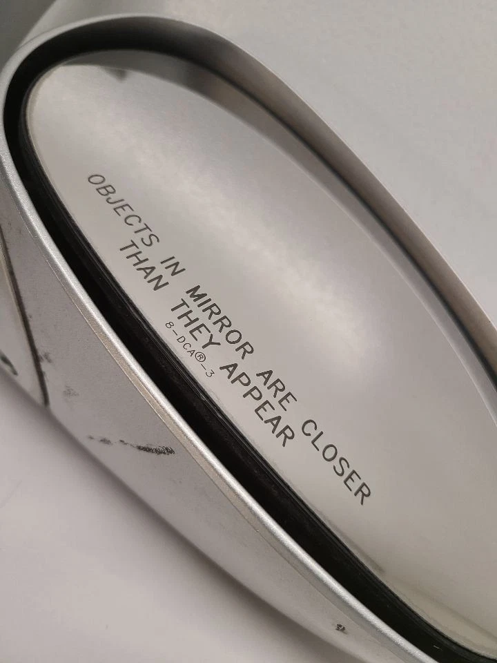 03-05 Espejo retrovisor lateral de pasajero Buick Century Rh eléctrico sin calefacción Opt DE6 SLV Foto 2 de 4