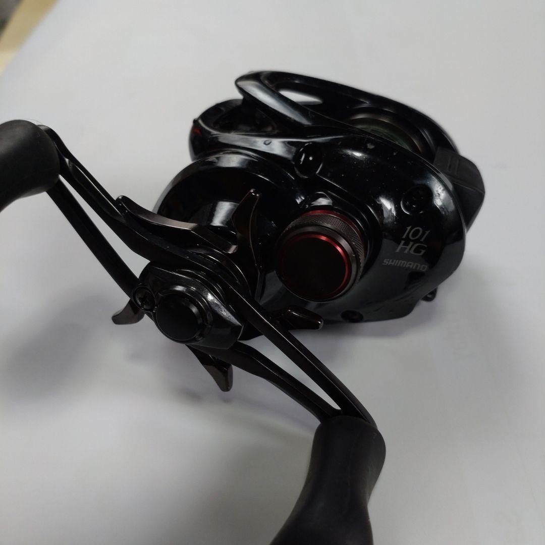 さ*わ様 SHIMANO Scorpion DC 101HG LEFT SHIMANO Scorpion DC 101HG Left Handle Baitcasting Reel Used JDM