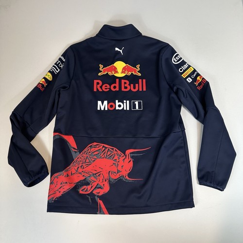Puma Red Bull Softshell Jacket Formula1 Aston Martin Mobil1 1 Oracle Mens Large
