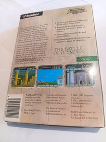The Battle of Olympus (NES Broderbund, 1991) CIB Plastic Still on the cart! Pics