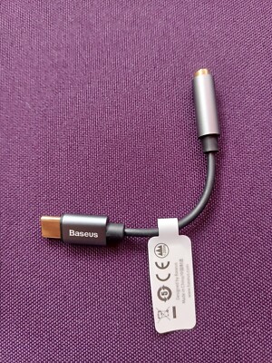 USB C auf AUX Adapter Typ C Kabel 3,5mm Klinke Handy Audio Musik Kopfhörer AUX