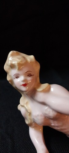 Vintage Florence Ceramic Mermaid Figurine Merrymaid wall. plaque