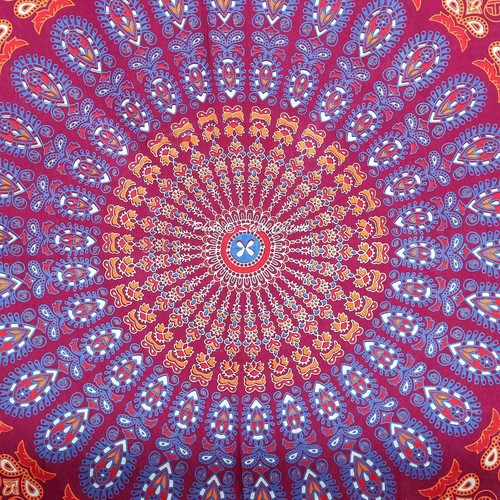 Indian Mandala Tapestry Decorative Wall Hanging Cotton Bedspread Hippie Throw - Picture 10 of 30