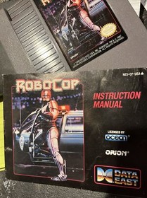 RoboCop NES (Nintendo Entertainment System) 1985) carrello, custodia e libretto