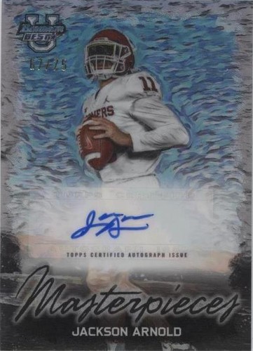 アーノルドジャクソン 2023 Bowman Chrome University 1st Jackson Arnold Gold Lava Auto