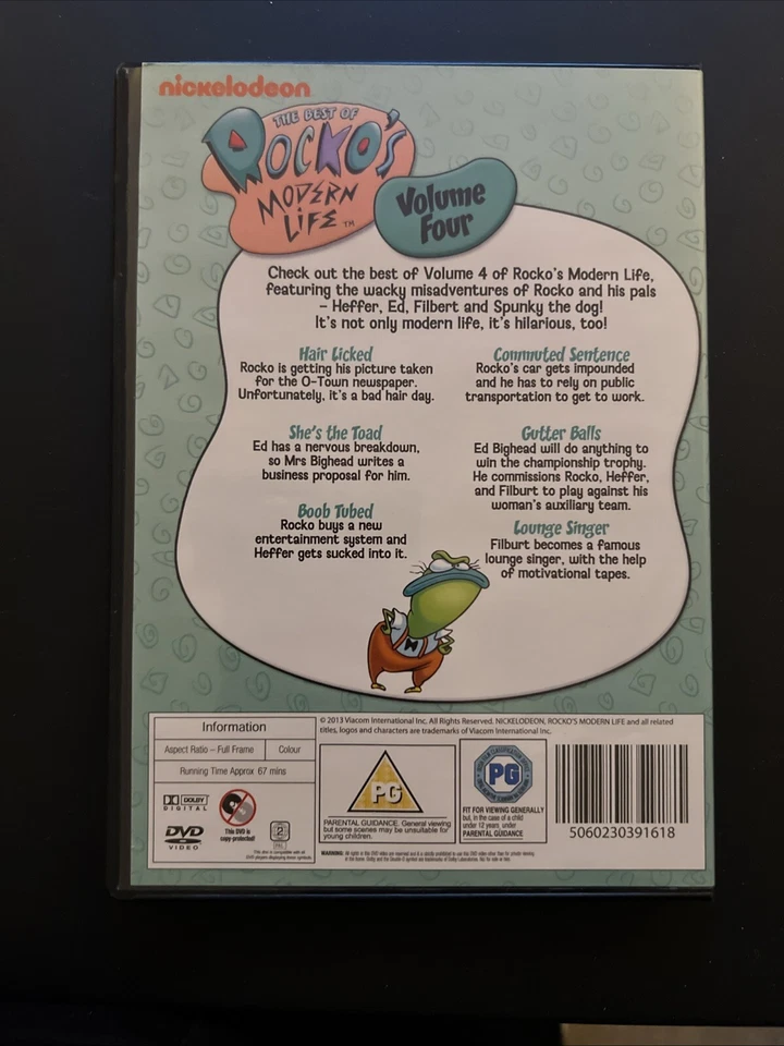 The Best of Rocko's Modern Life - Vol. 4 Nickelodeon DVD volume 4 - Image 2 of 4