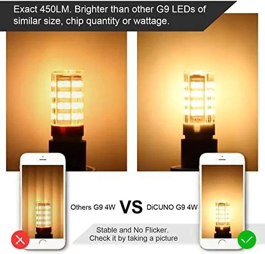 3-10 Pack G9 LED Bulbs Cool & Warm White Energy Efficient Saving Non Dimmable 5W - Image 2 of 4