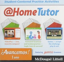 Â¡Avancemos!: At Home Tutor Levels 1A/1B/1 (Spanish Edition) - VERY GOOD
