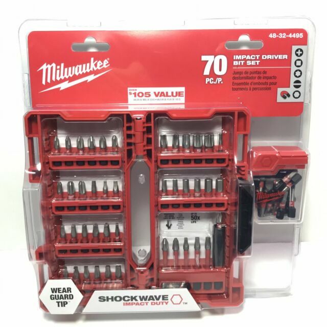Milwaukee 48324068 52 Piece Impact Driver Set Power Fastening Tool