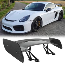 46'' Carbon Fiber Rear Trunk Spoiler GT Racing Wing For Porsche Cayman 718 981