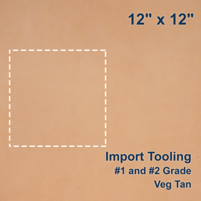 SLC Full Grain Veg Tanned Leather Pre-Cut Sheets 2oz to 10oz & 6''x12'' to 24''x24''