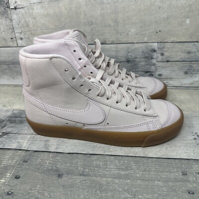 Nike Blazer Mid PRM WF (Womens Size 7) Shoes DQ7572 600 Pearl Dusty Pink Gum